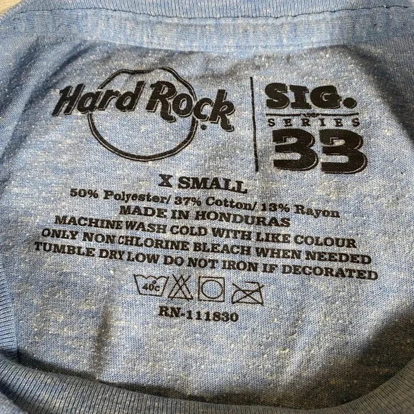 Imagine Dragons Hard Rock Cafe T Shirt Size XS Blue Louisville - Picture 3 of 5